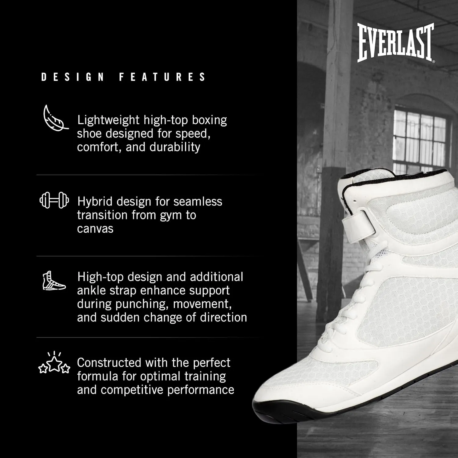Everlast Elite V2 Boxing Shoes: Your Ultimate Training Companion for Excellence and Durability Boxing Shoes, Elite 2 Shoes, Training Footwear