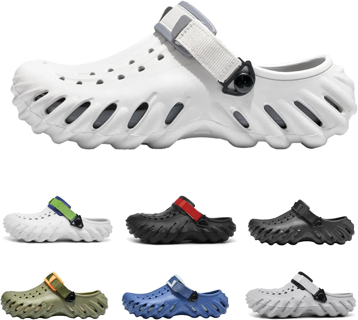 Fashion Men's Clogs Non-slip Comfortable Foam Running Shoes Indoor Outdoor Cloud Slippers Pillow Sandals Women's Fashion Classic Summer Trend Beach Shoes Slippers