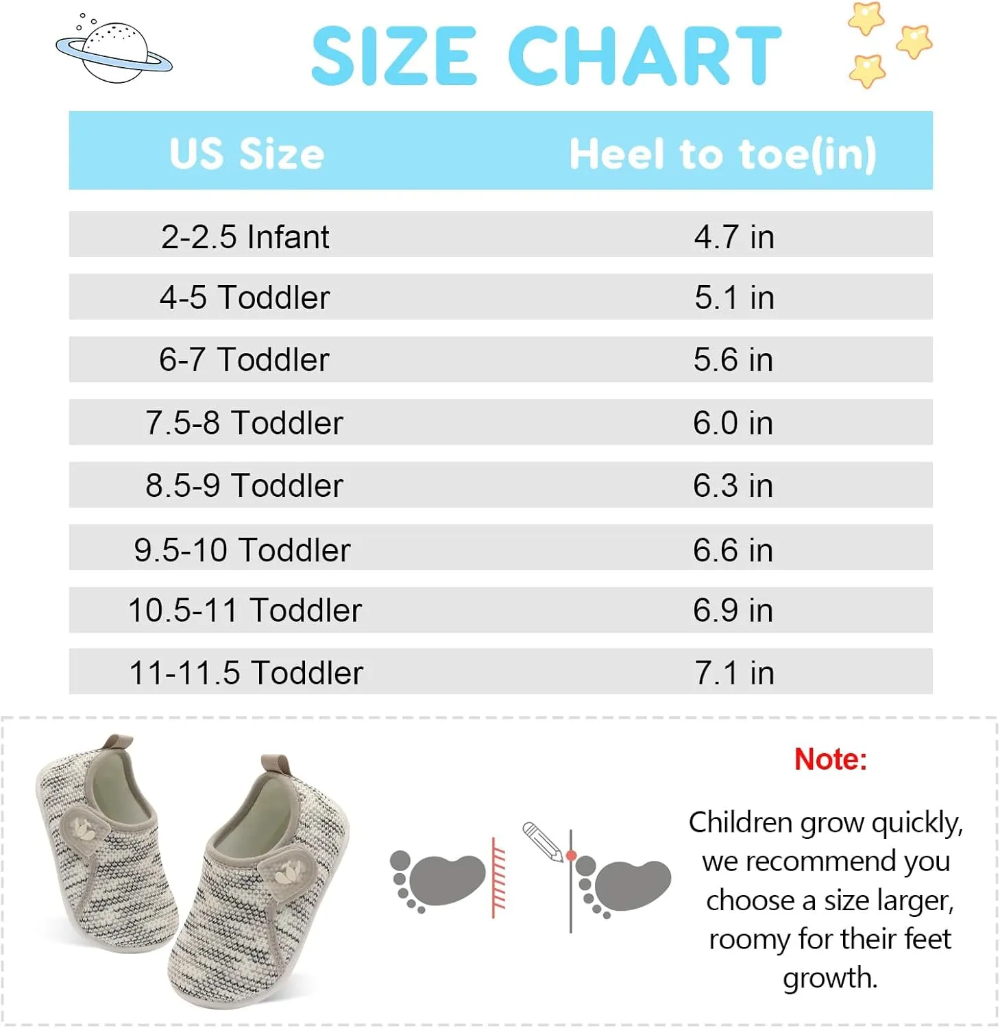 FEETCITY Toddler Walking Shoes Slip On Toddler Shoes Boys Girls Kids Sports Sneakers Casual School Shoes Barefoot Shoes