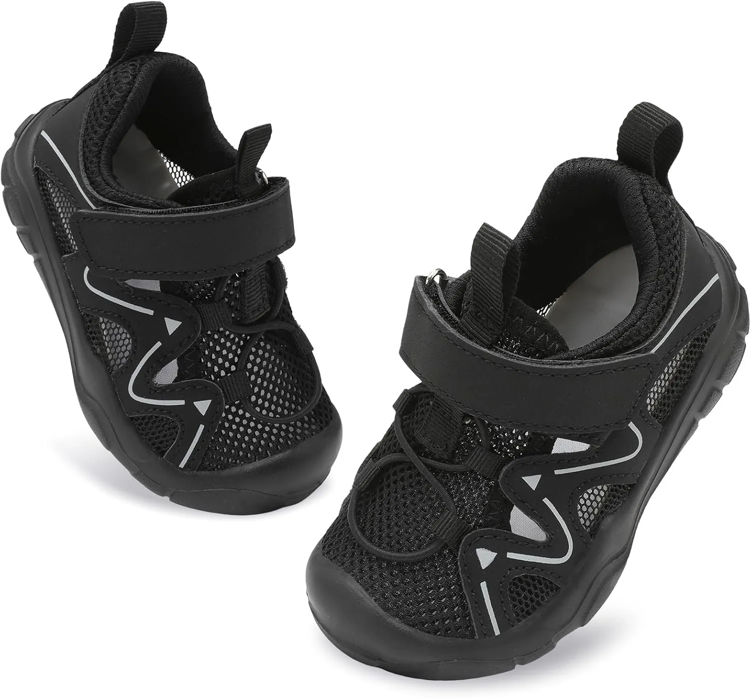 FEETCITY Wide Toddler Shoes Slip on Sneakers Boys Girls Toddler Tennis Shoes Sports Shoes Walking Shoes