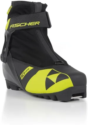 Fischer Junior RC1 Combi Nordic Ski Boots - Classic Roll-Off Breathable Ankle Support Junior Fit Winter Sports Cross-Country Ski Boots