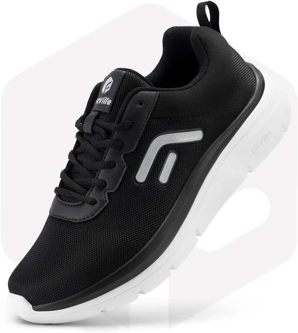 FitVille Men’s Walking Shoes Wide Width Max Cushioning Men’s Wide Sneakers