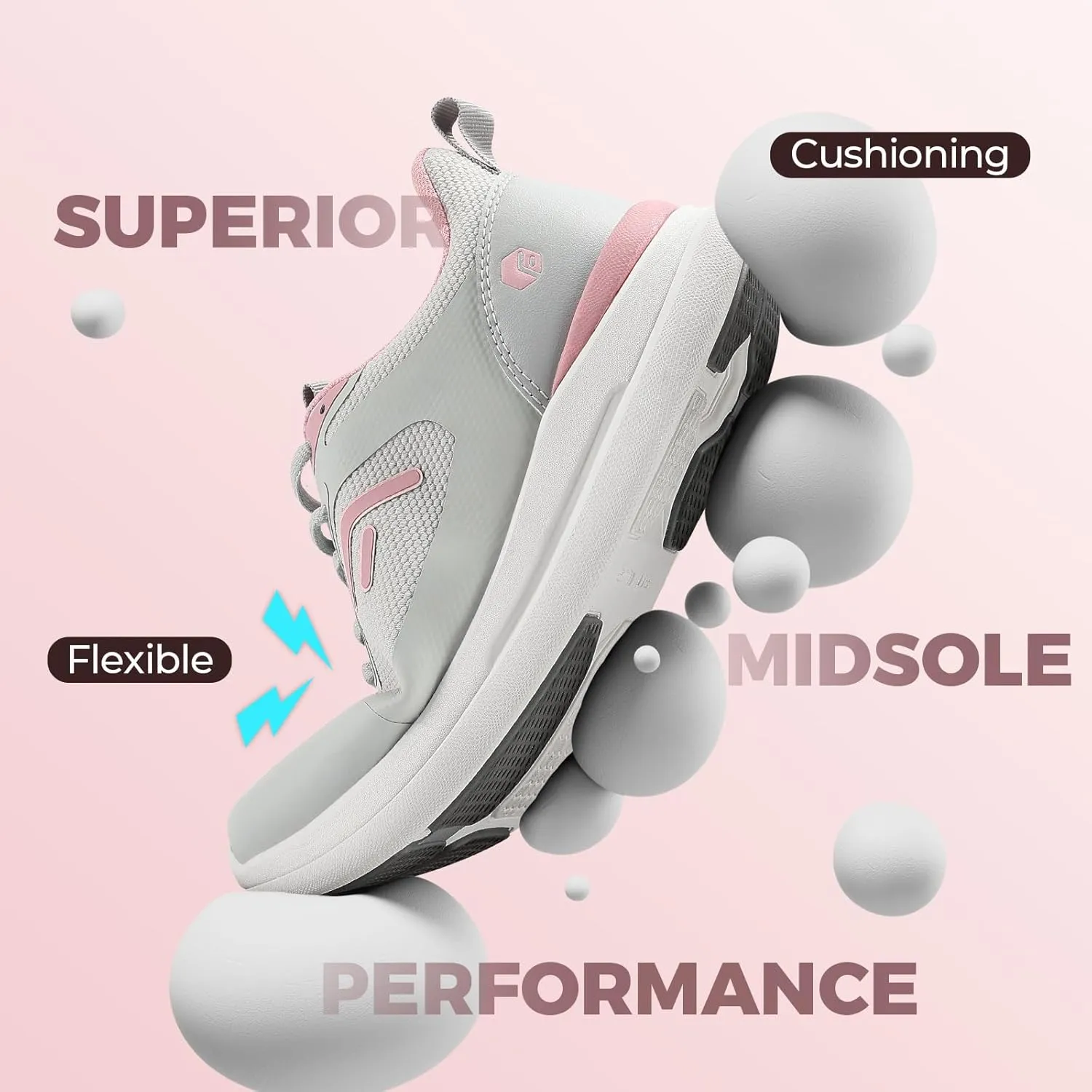 FitVille Wide Width Sneakers for Women Extra Wide Athletic Shoes with Arch Support for Workout Gym Cross Training