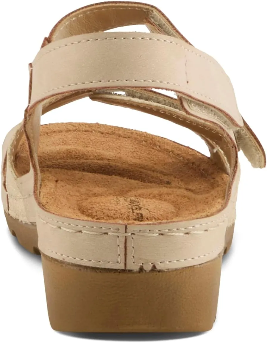 Flexus Women's ORWELL Ankle Strap Sandals – Adjustable Multi-Strap Design, Anatomic Footbed, Arch Support, Made in Turkey