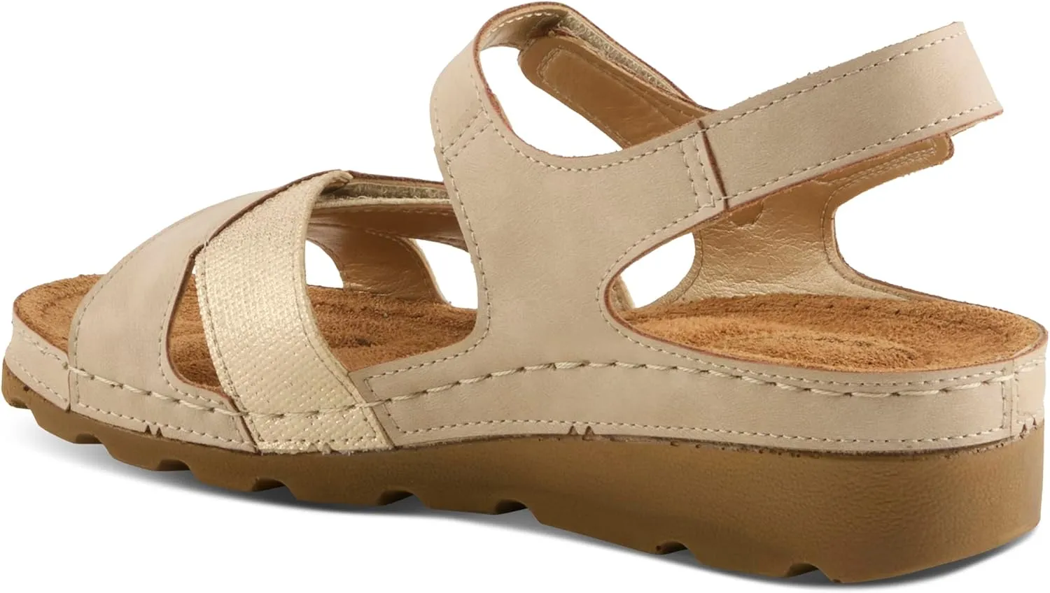 Flexus Women's ORWELL Ankle Strap Sandals – Adjustable Multi-Strap Design, Anatomic Footbed, Arch Support, Made in Turkey