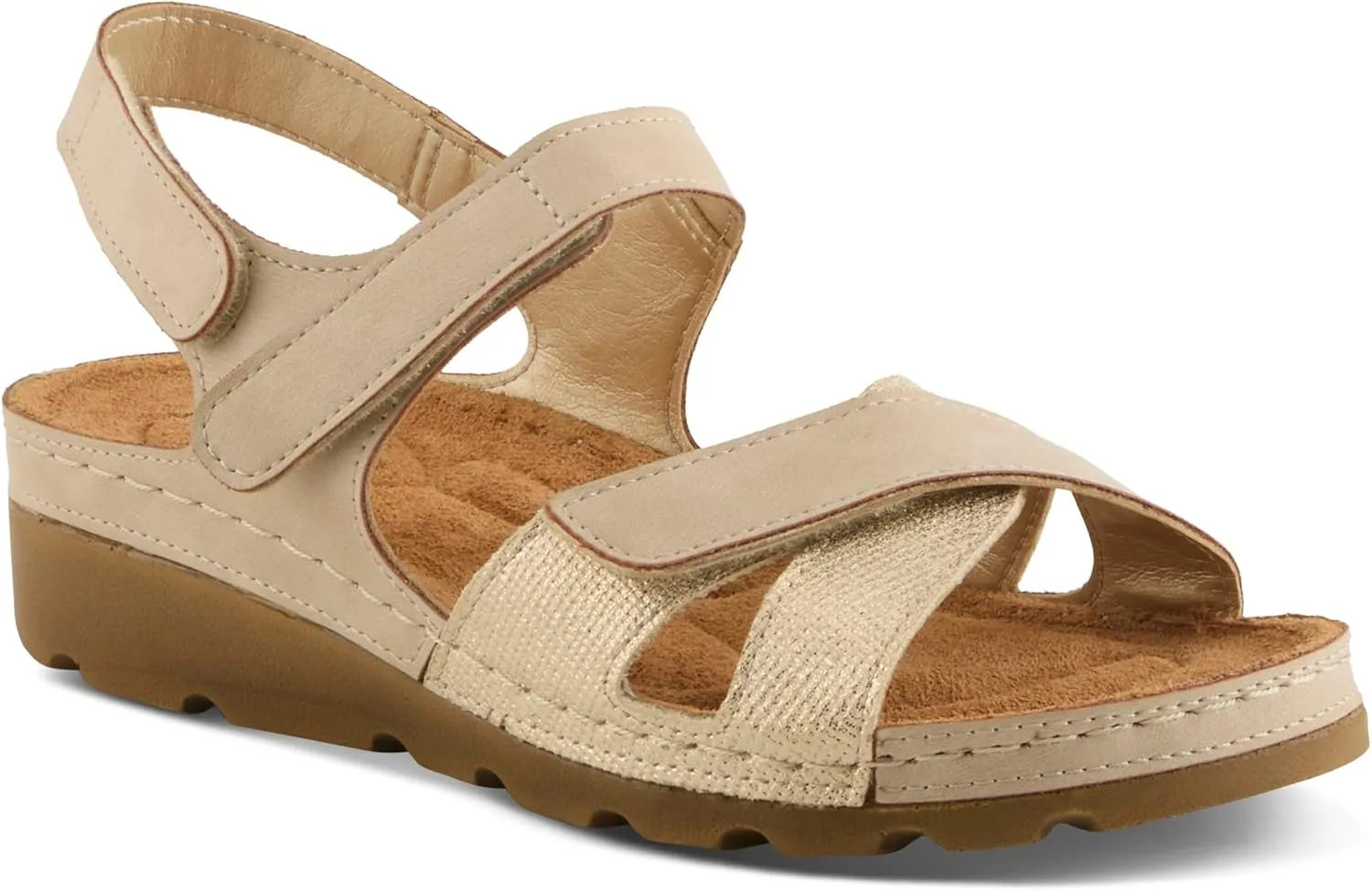 Flexus Women's ORWELL Ankle Strap Sandals – Adjustable Multi-Strap Design, Anatomic Footbed, Arch Support, Made in Turkey