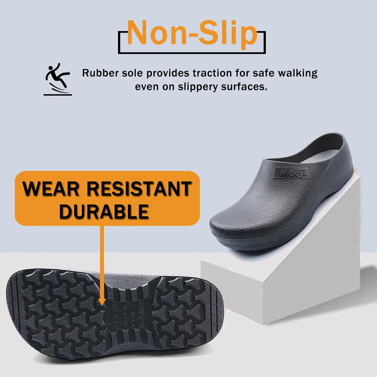 FLIOZY Chef Shoes Men's Professional Non Slip Waterproof Work Shoes Women's Nursing Shoes Garden Shoes for Hospital Garden Kitchen Unisex