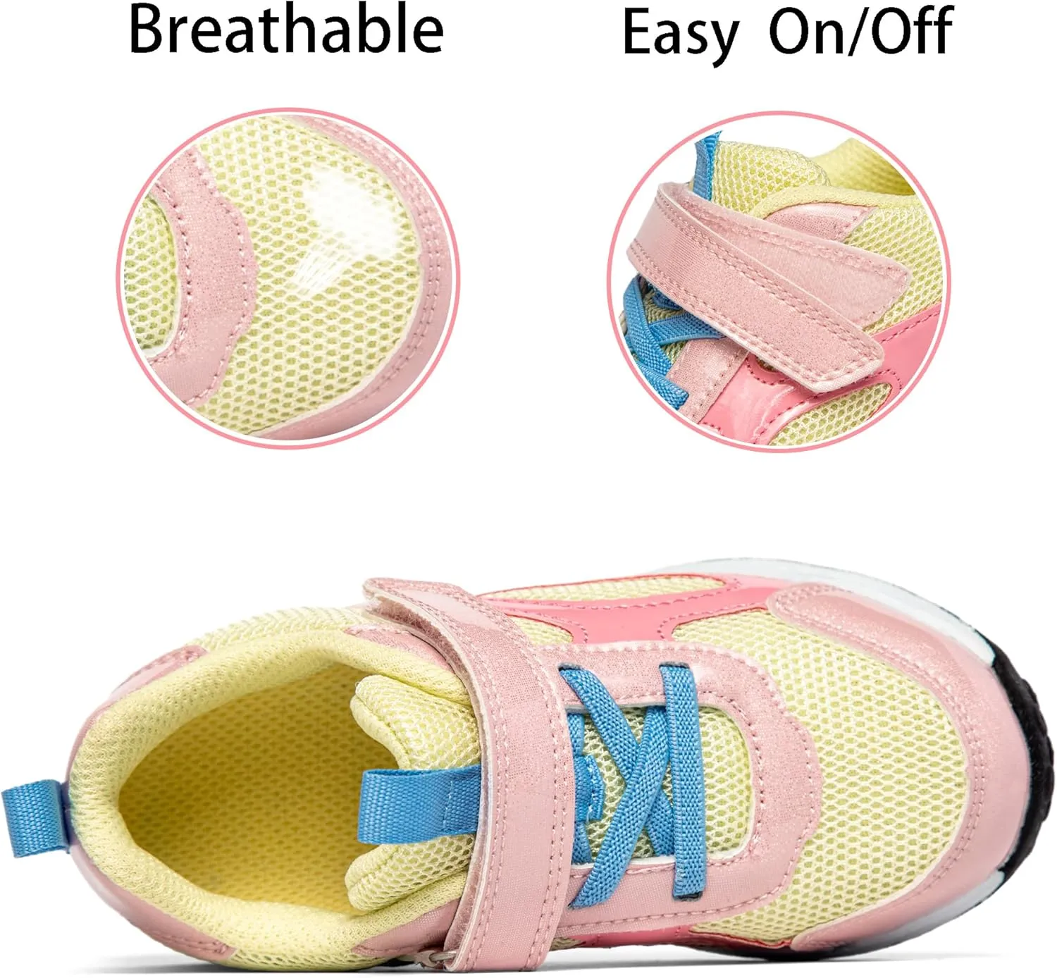 Floranate Light Up Toddler Boys Girls Shoes LED Flashing Lightweight Tennis Walking Sneakers for Toddler and Little Kid