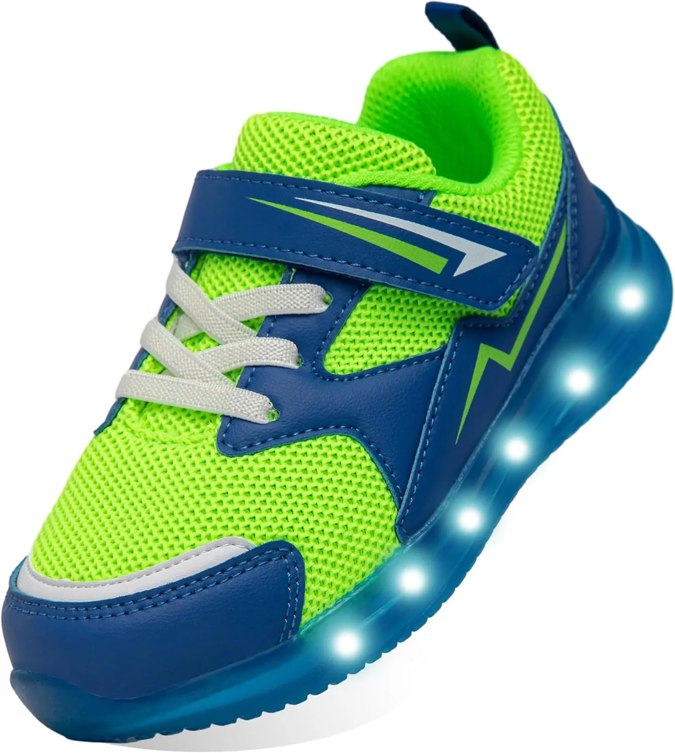 Floranate Light Up Toddler Boys Girls Shoes LED Flashing Lightweight Tennis Walking Sneakers for Toddler and Little Kid