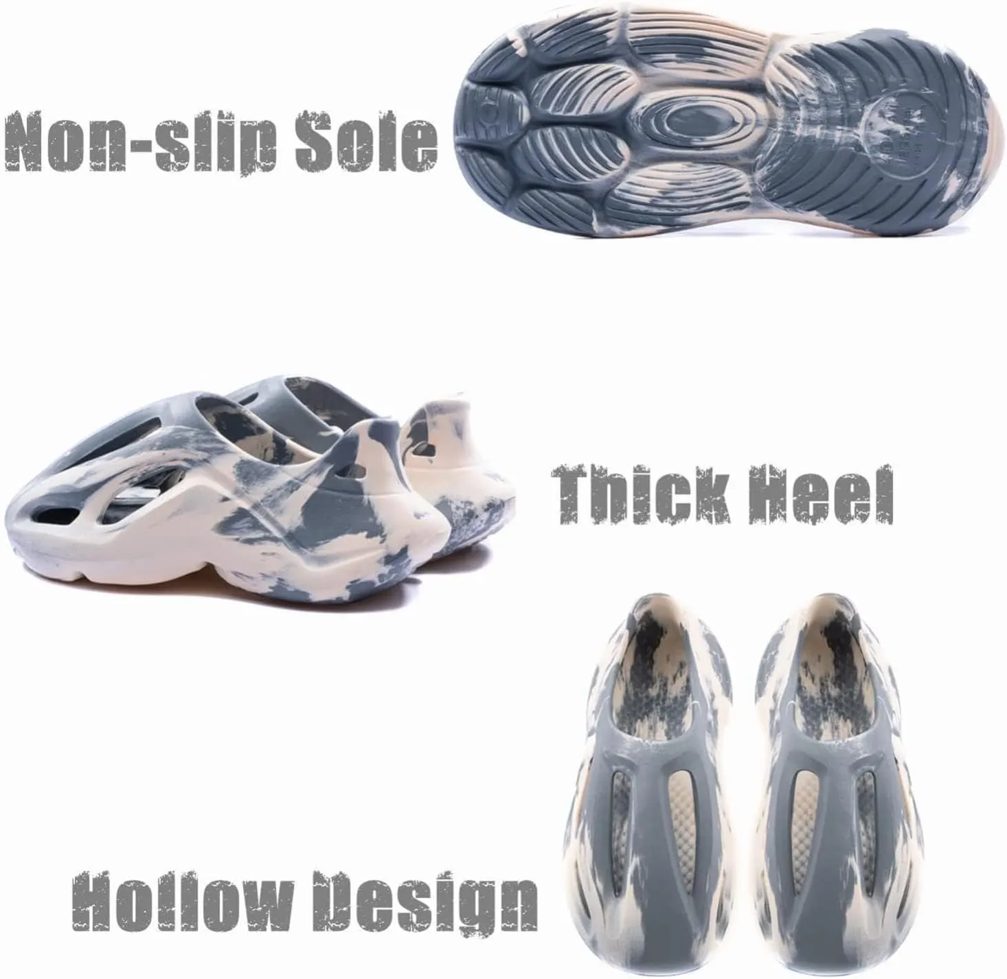 Foam Runners Shoes for Men and Women Unisex Foam Runner Non-Slip Lightweight Breathable Soft Fashion Sandals, 8.5 Women /7.5 Men, Camouflage A