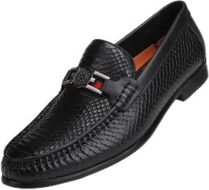 Formal Dress Shoes for Men, Premium Buckle Moc-Toe Business Shoes Casual Slip-on Penny Loafer