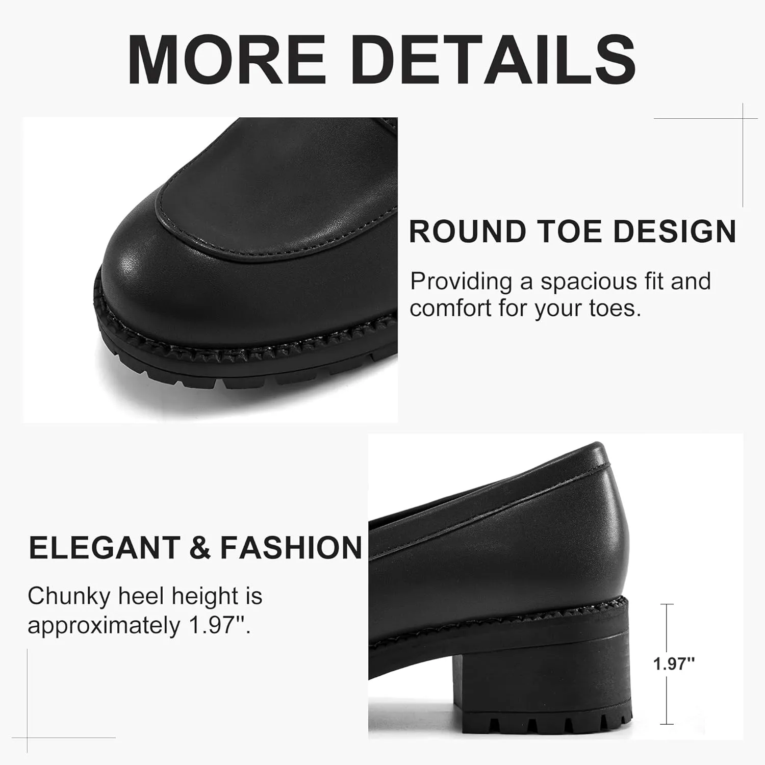 FUDYNMALC Platform Loafers for Women Dress: Casual Comfortable Slip On Chunky Shoes 2025 Walking Penny Footwear for Work Business