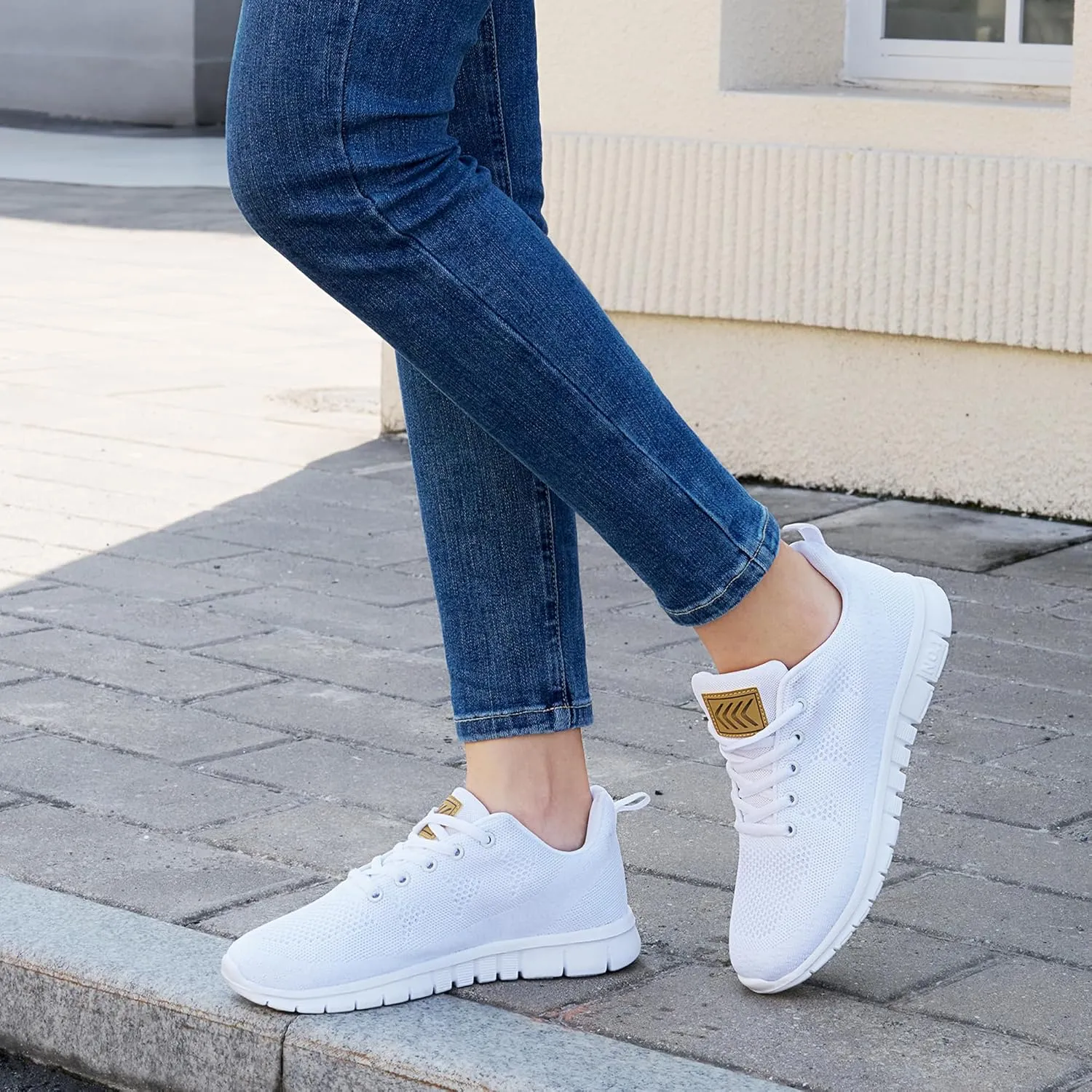 FUDYNMALC Womens Sneakers Tennis Shoes: Fashion Lightweight Non Slip Footwear for Running Walking Casual