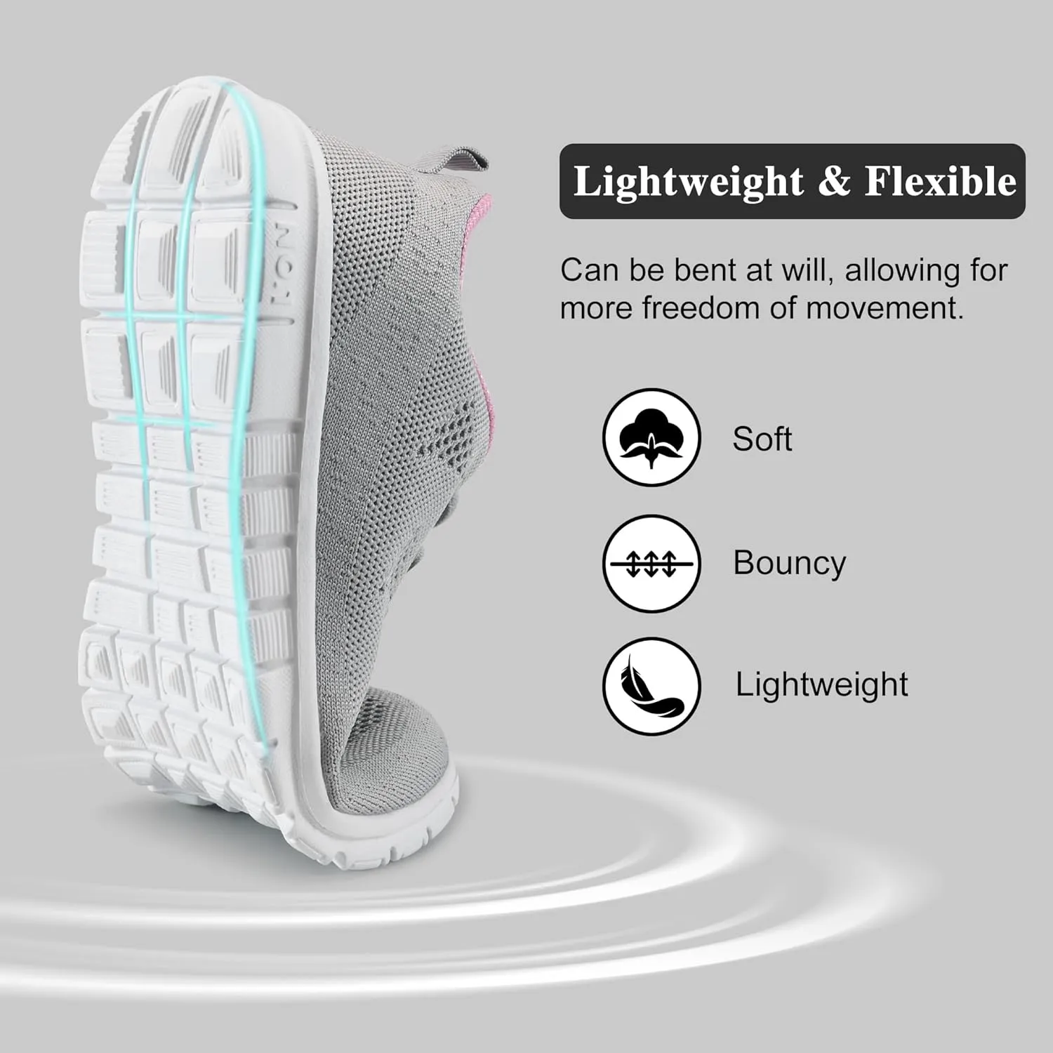 FUDYNMALC Womens Sneakers Tennis Shoes: Fashion Lightweight Non Slip Footwear for Running Walking Casual