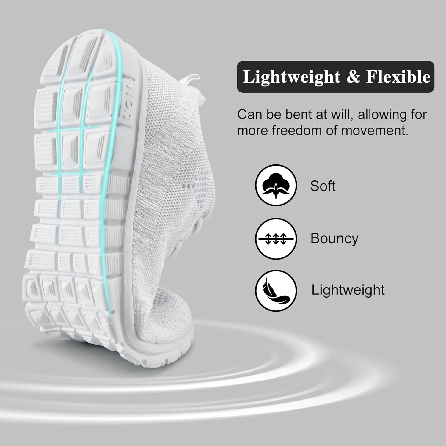 FUDYNMALC Womens Sneakers Tennis Shoes: Fashion Lightweight Non Slip Footwear for Running Walking Casual