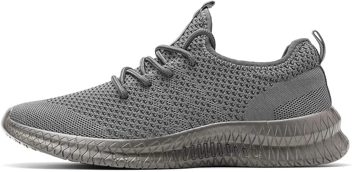 FUJEAK Men Running Shoes Men Casual Breathable Walking Shoes Sport Athletic Sneakers Gym Tennis Slip On Comfortable Lightweight Shoes