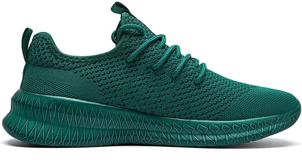 FUJEAK Men Running Shoes Men Casual Breathable Walking Shoes Sport Athletic Sneakers Gym Tennis Slip On Comfortable Lightweight Shoes