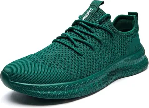 FUJEAK Men Running Shoes Men Casual Breathable Walking Shoes Sport Athletic Sneakers Gym Tennis Slip On Comfortable Lightweight Shoes