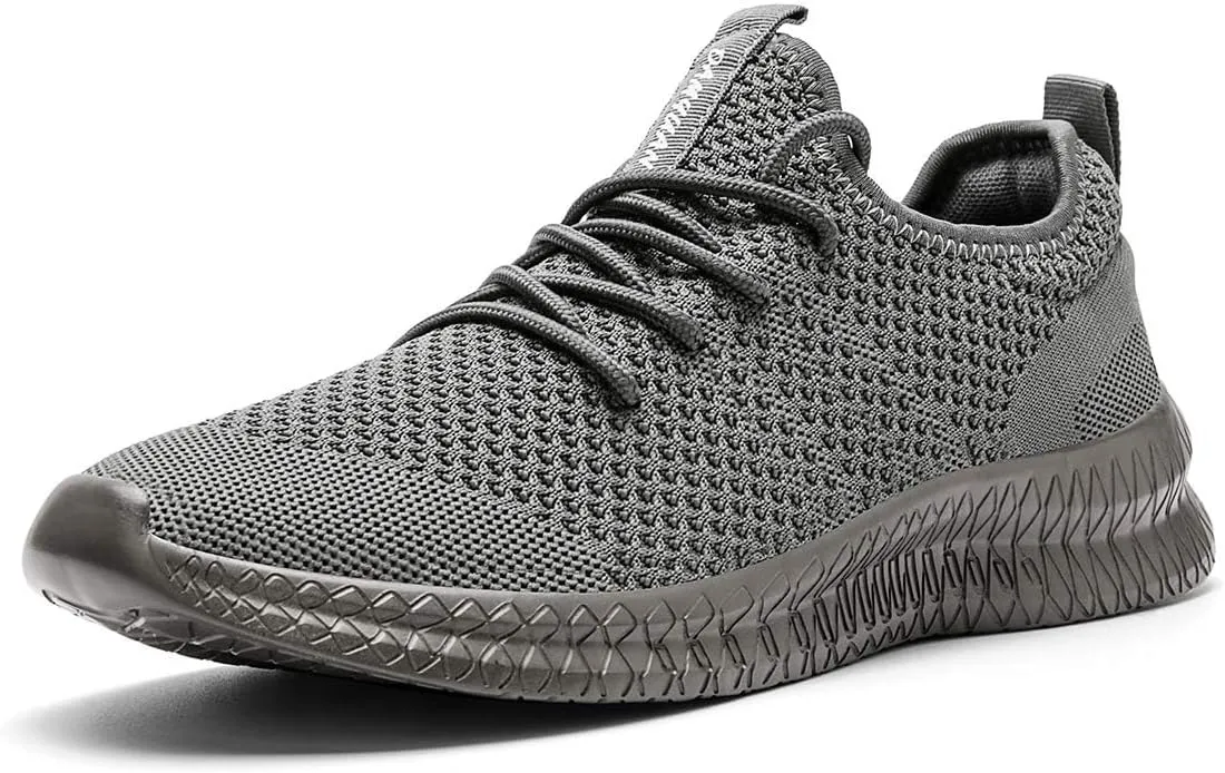 FUJEAK Men Running Shoes Men Casual Breathable Walking Shoes Sport Athletic Sneakers Gym Tennis Slip On Comfortable Lightweight Shoes