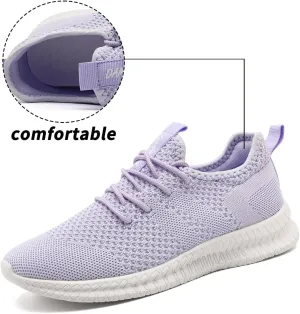 FUJEAK Womens Running Shoes Casual Slip on Walking Shoes Gym Workout Shoes Fashion Sneakers Non Slip Athletic Tennis Sports Shoes