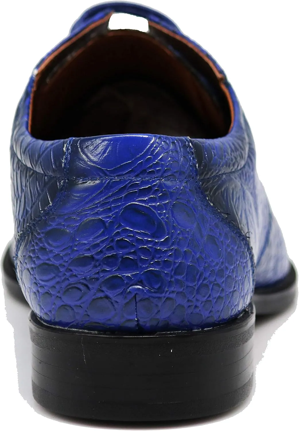 Gator3N Men's Alligator Crocodile Print Oxfords Fashion Lace Up Dress Shoes