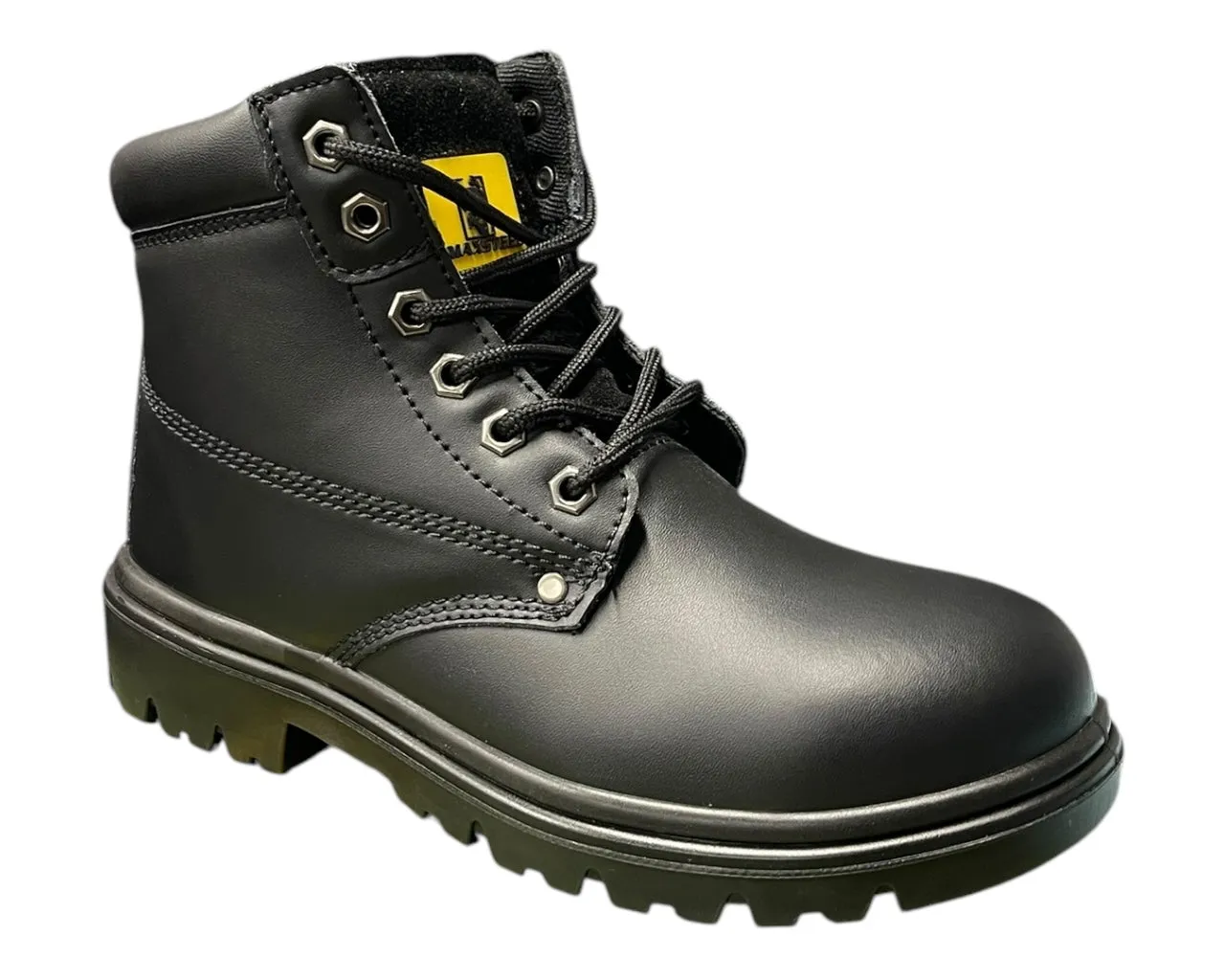 Genuine Leather Steel Toe Cap Safety Work Boots
