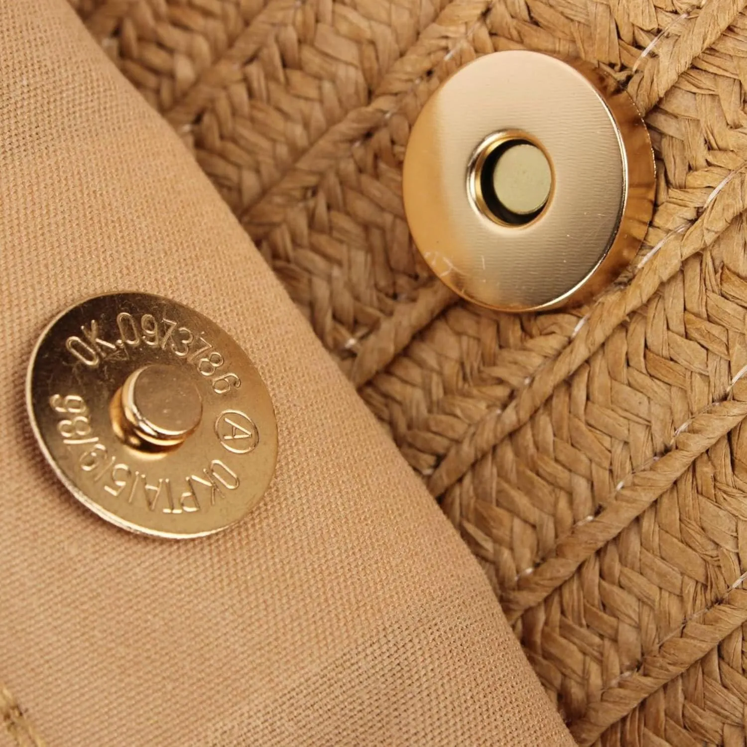 Gets Straw Clutch, Straw Clutch Women Hand-woven for Summer Beach Envelope Clutch Purse Wallet