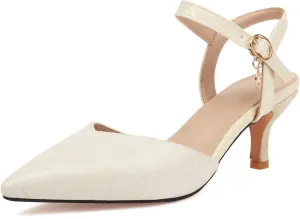 Gicoiz Kitten Heels Women Sandals Ankle Strap