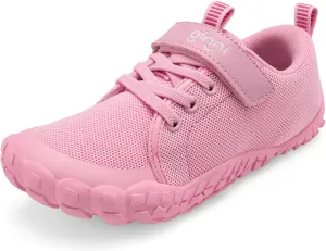 GINNI Boys Girls Barefoot Shoes - Lightweight Walking Running Athletic Sneakers, Breathable Zero Drop, Naturally Splay Wide Toe Box for Toddler, Little and Big Kids