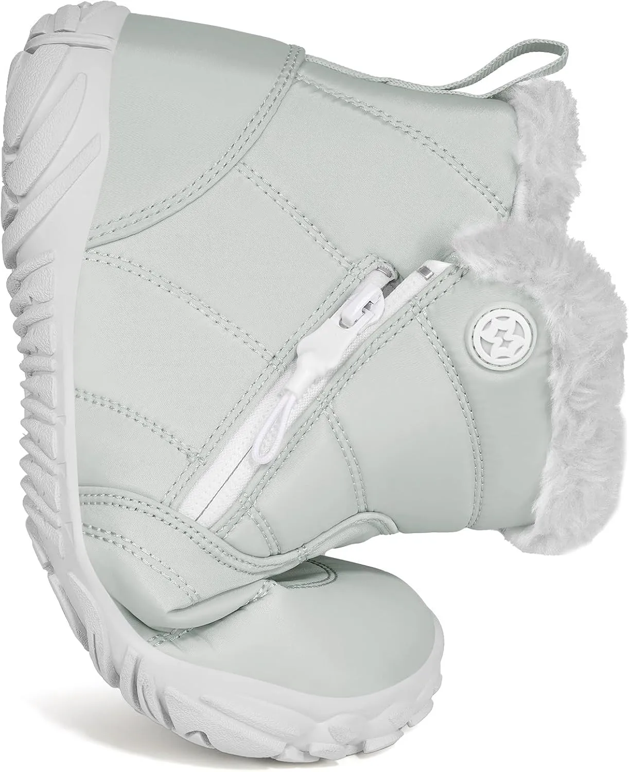 Girls Boys Barefoot Boots Shoes | Minimalist Little Kids/Big Kids Waterproof Ankle Winter Snow Boots | Zero Drop Sole | Wide Toe Box | Slip Resistant