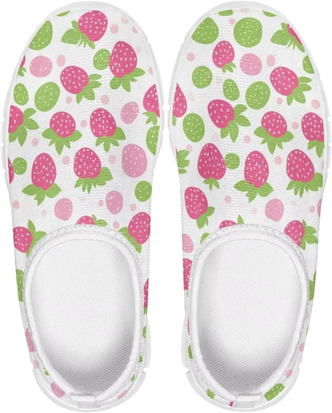 Girls Slip On Sneakers Cute Little Kids Tennis Shoes School Running Shoes