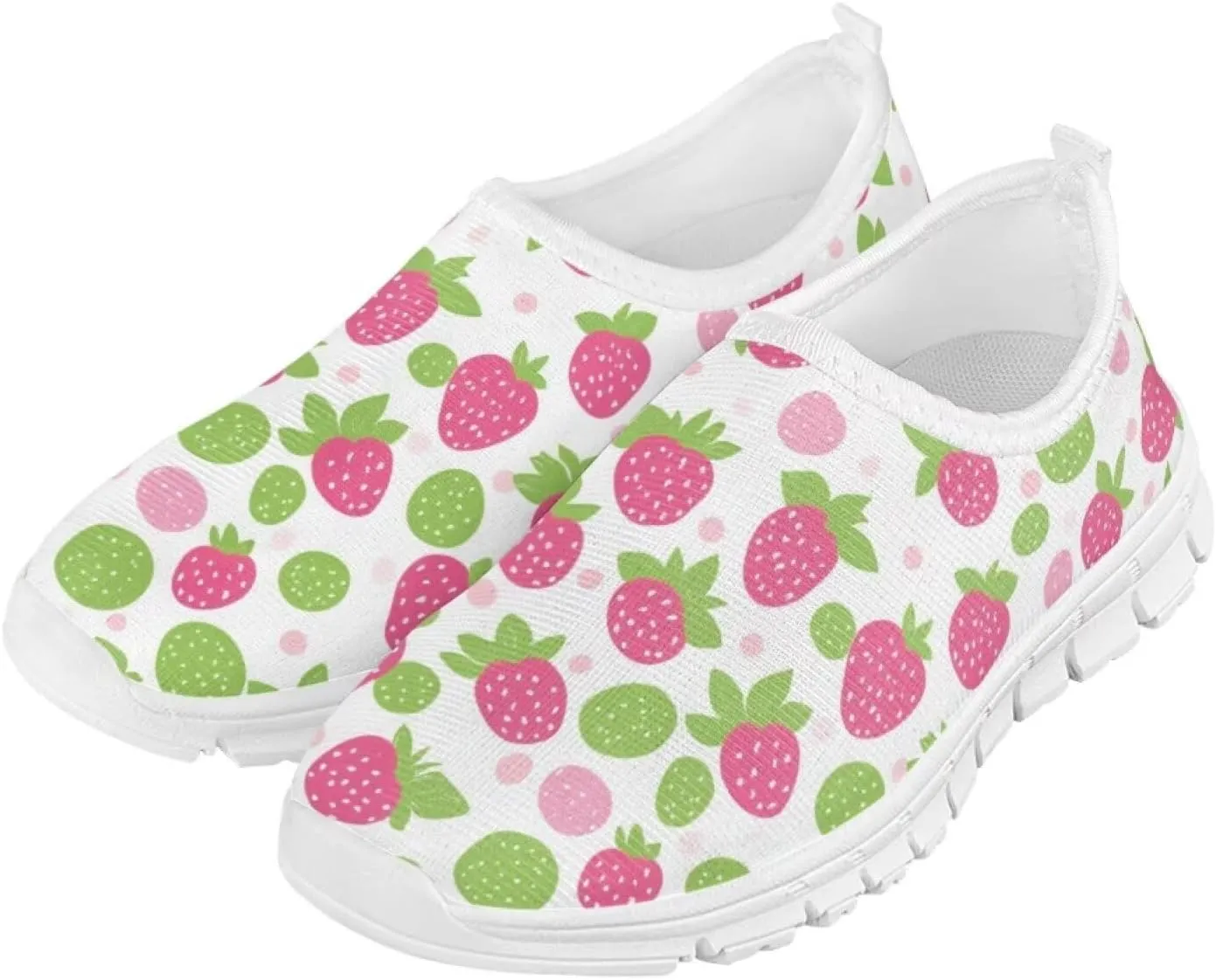 Girls Slip On Sneakers Cute Little Kids Tennis Shoes School Running Shoes