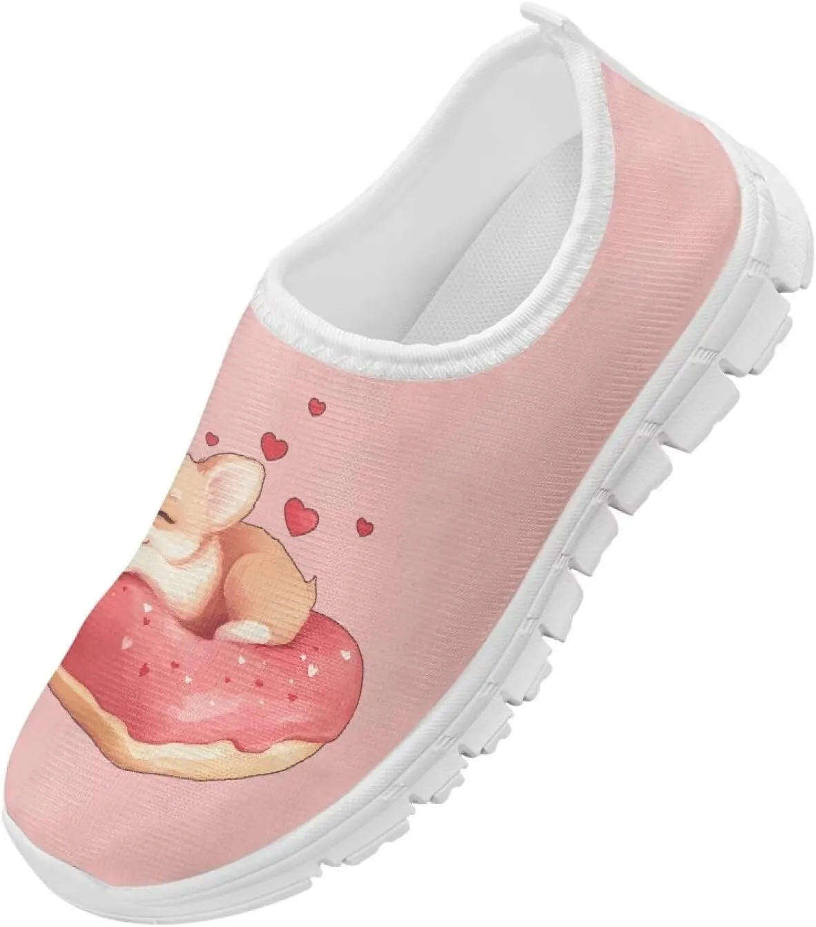 Girls Tennis Shoes Little Kids Slip On Sneakers School Running Shoes