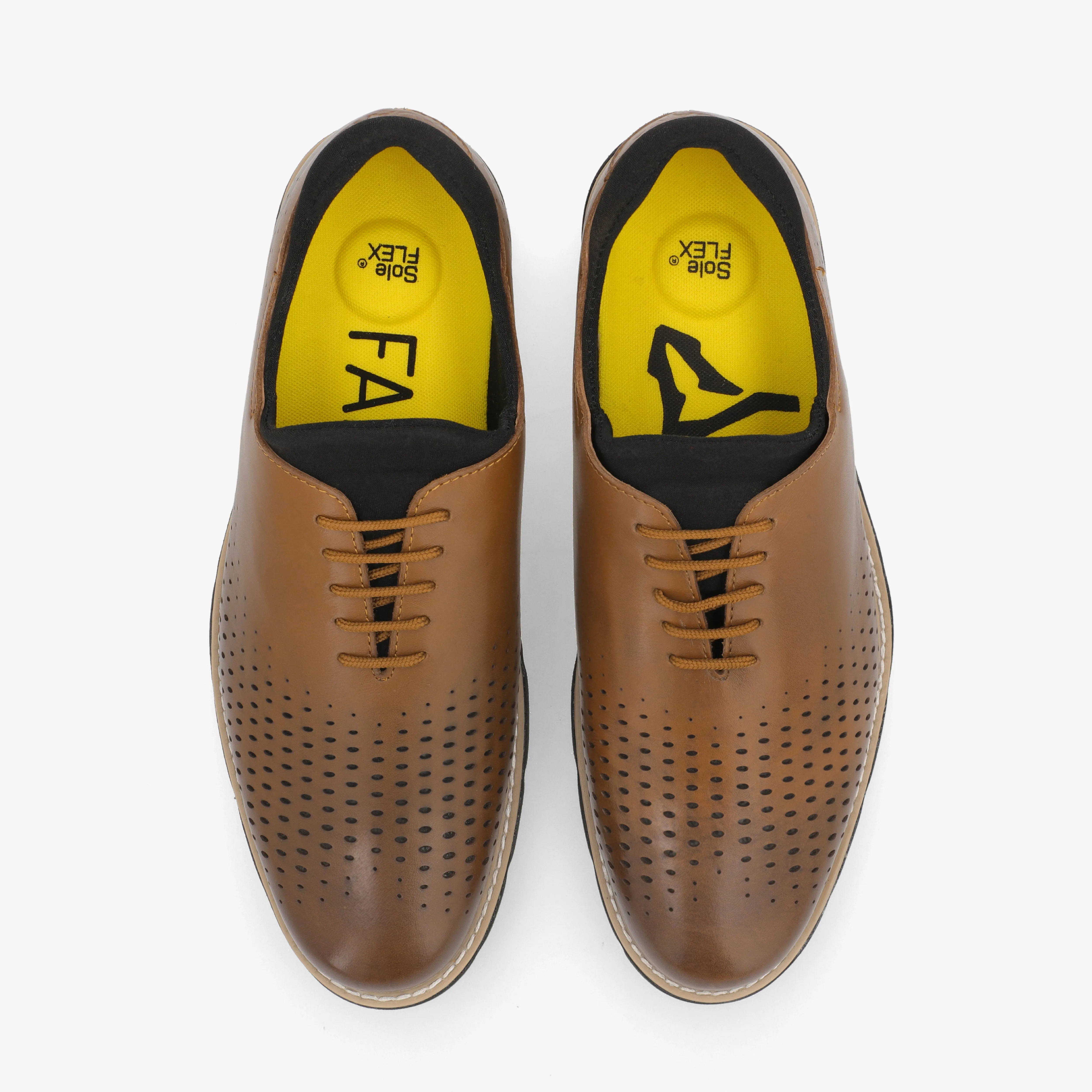 Glides™ Hybrid Business Oxfords (Brown)