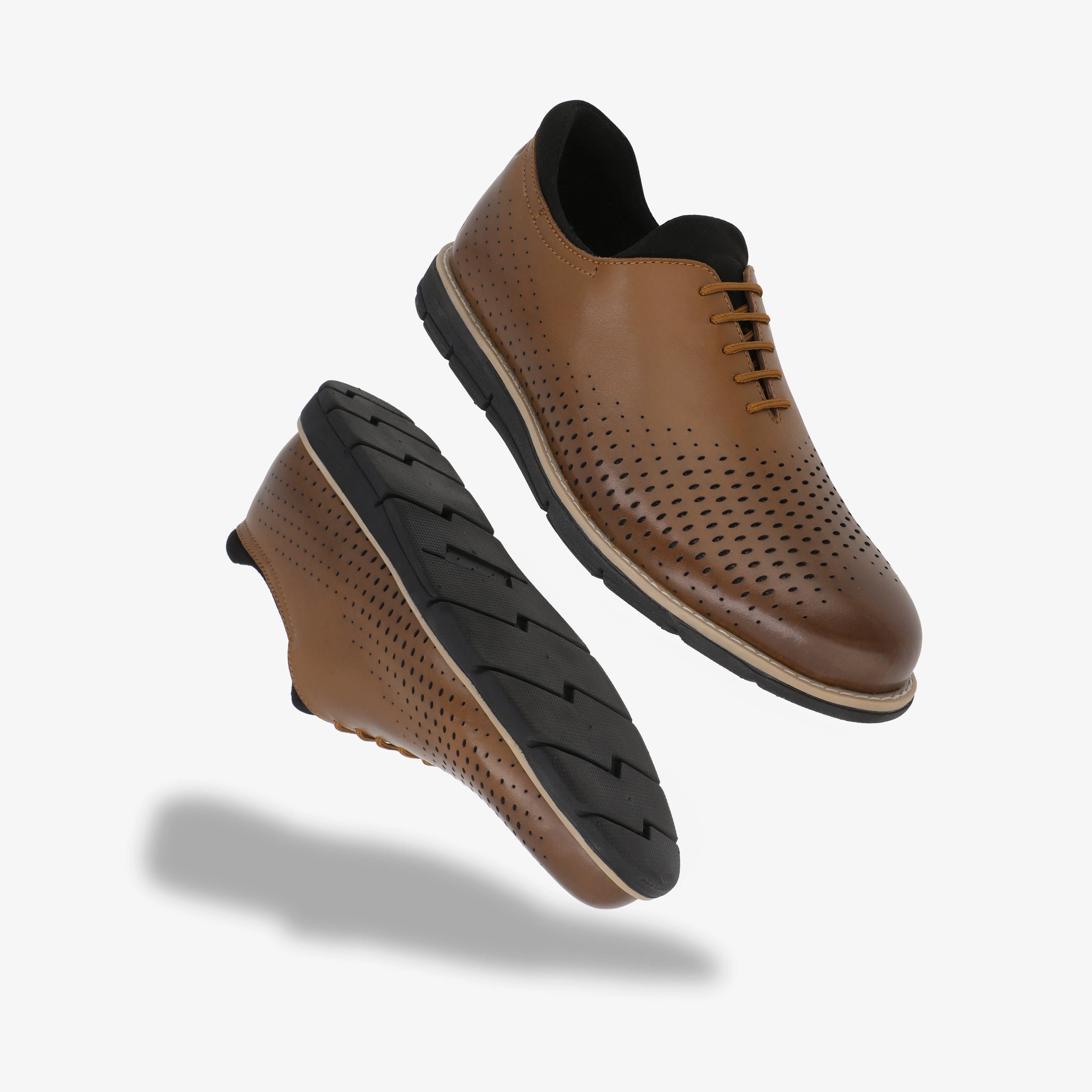 Glides™ Hybrid Business Oxfords (Brown)