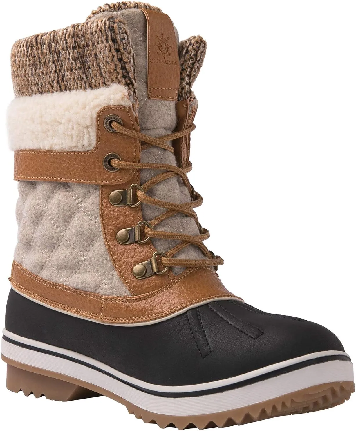 GLOBALWIN Women's Waterproof Winter Boots Snow Boots For Women