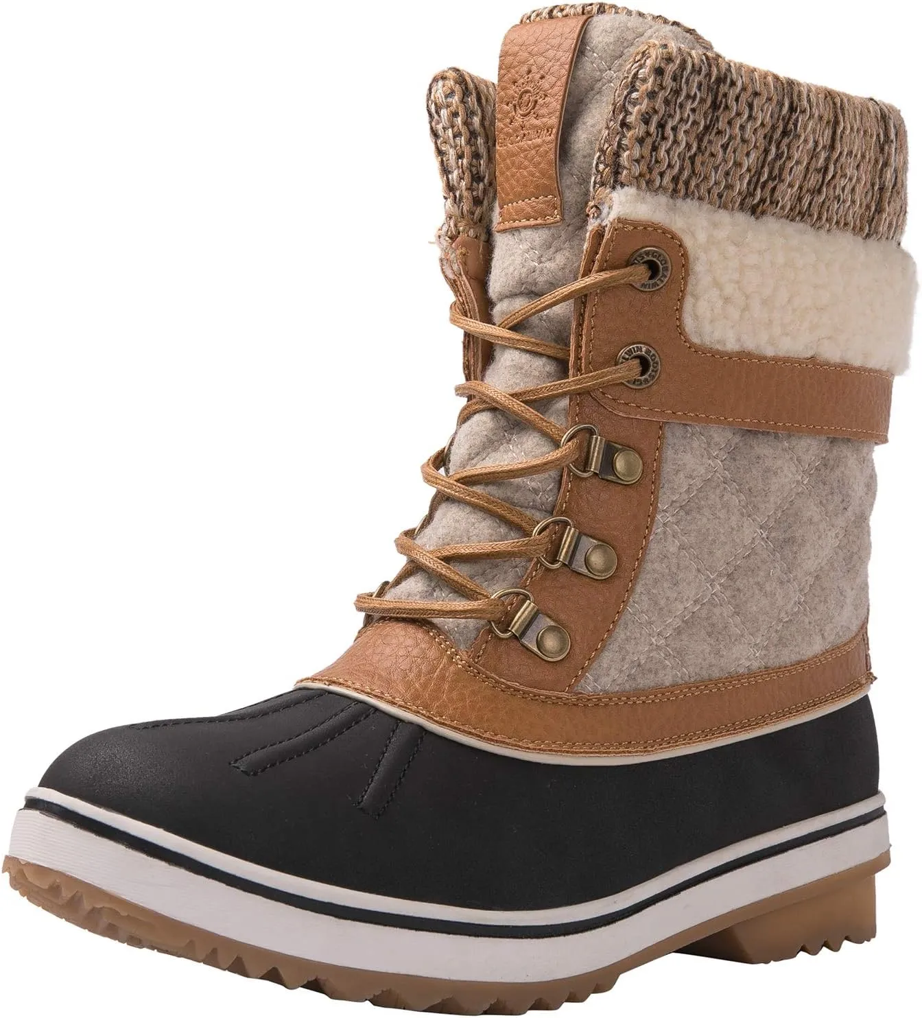 GLOBALWIN Women's Waterproof Winter Boots Snow Boots For Women