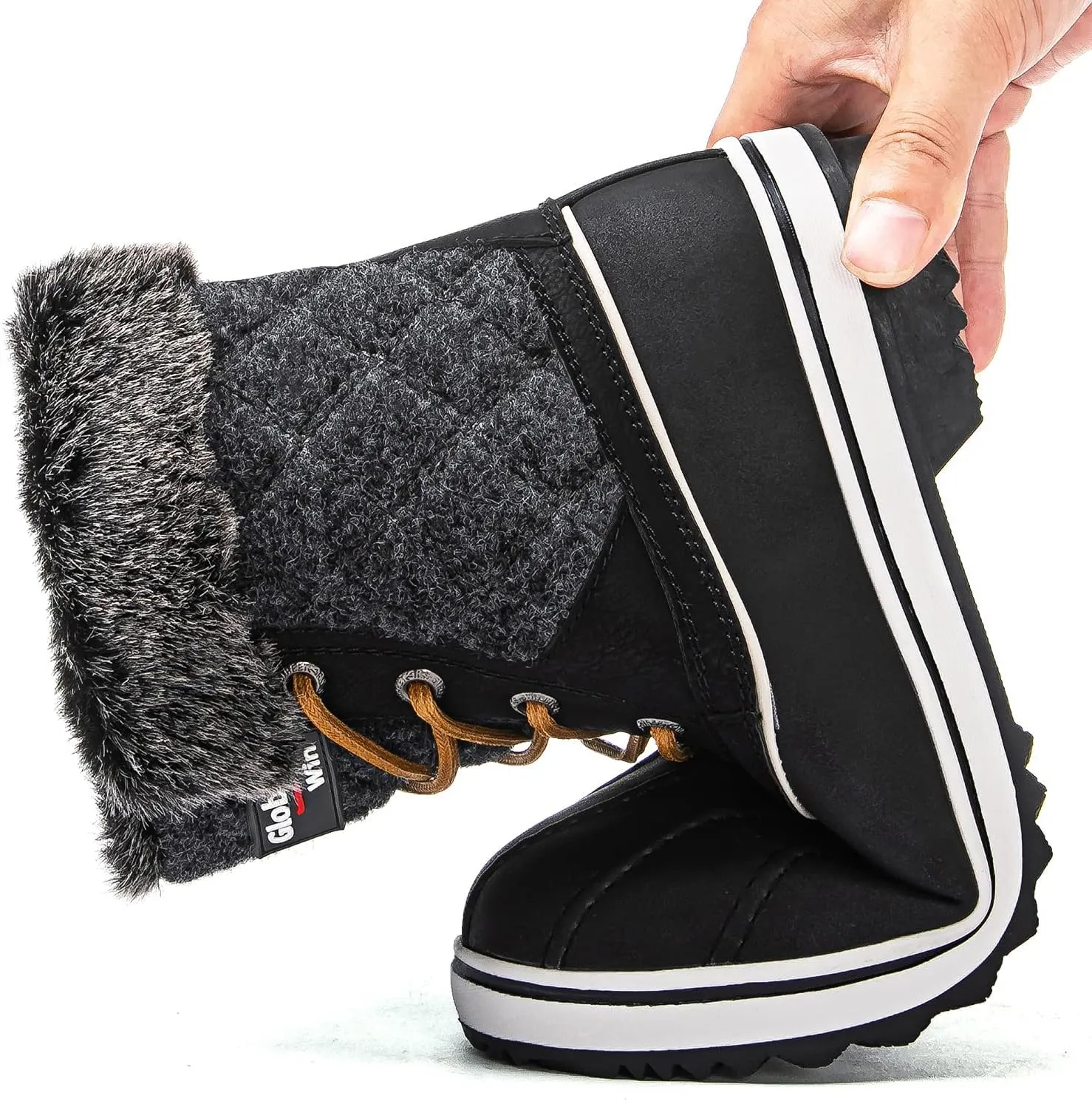 GLOBALWIN Women's Winter Boots Ankle Boots