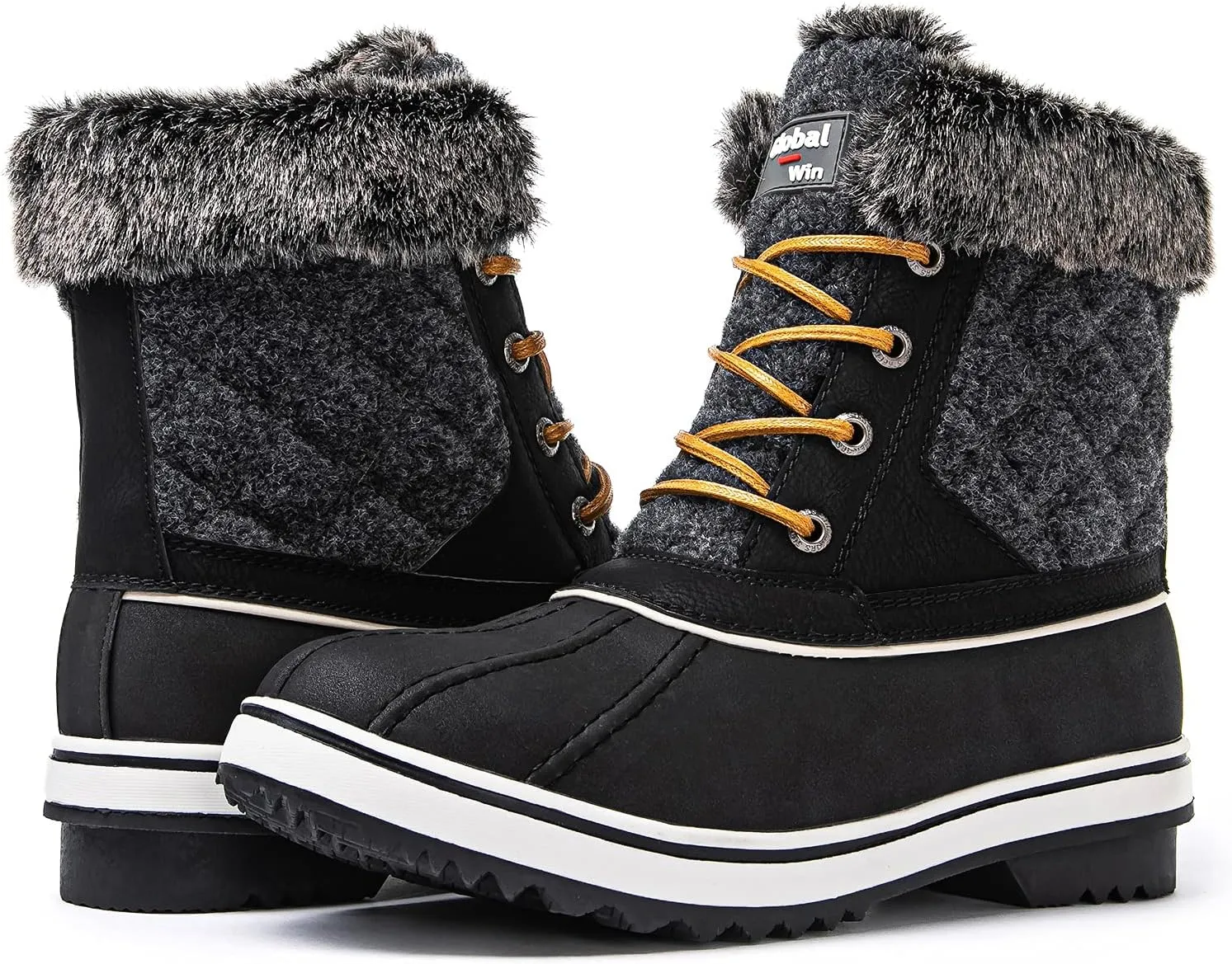 GLOBALWIN Women's Winter Boots Ankle Boots