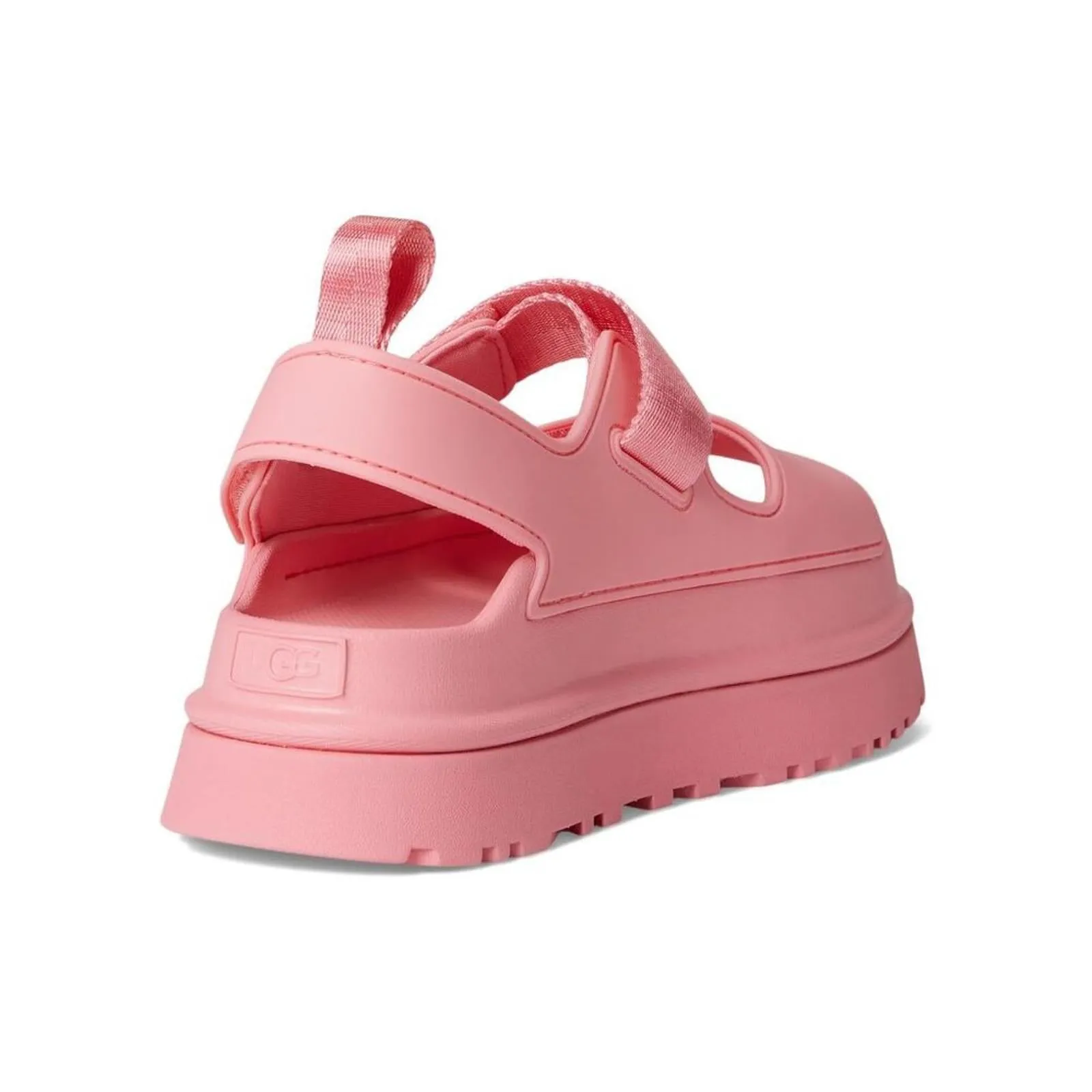 Goldenglow Tropical Pink Double Strap Sandals