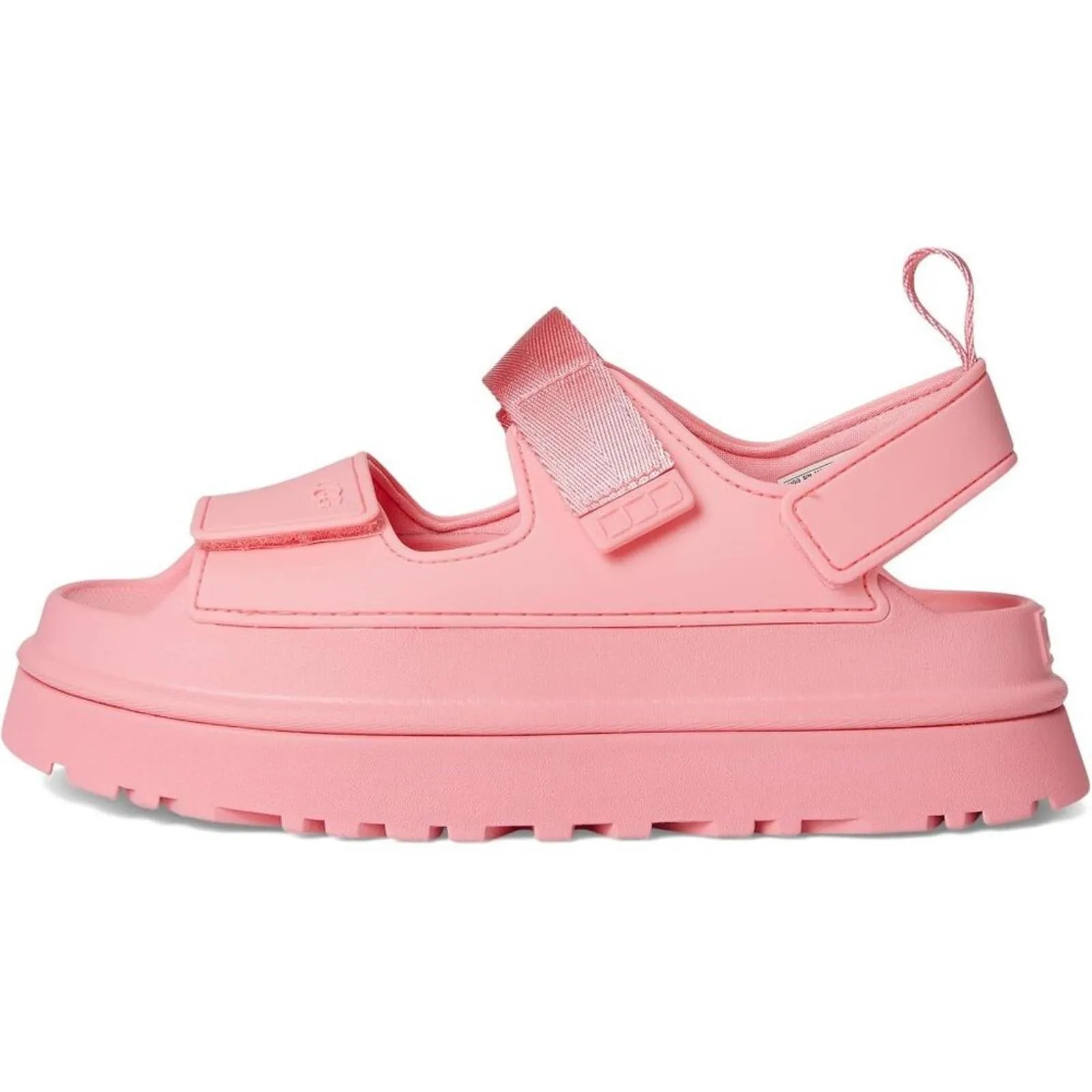 Goldenglow Tropical Pink Double Strap Sandals