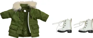 GOOD SMILE COMPANY Nendoroid Doll Warm Set, Boot & Mod Coat, Khaki