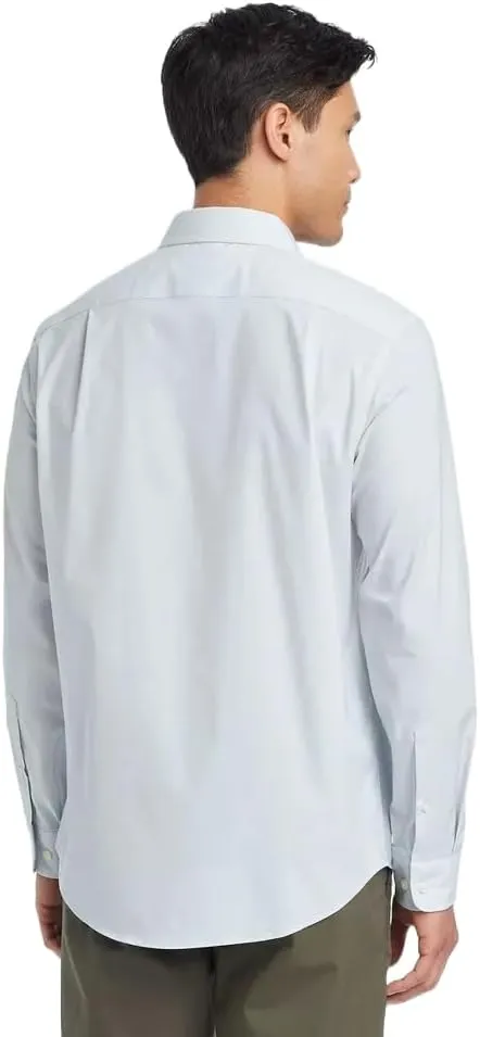Goodfellow & Co Men's Standard Fit Performance Dress Long Sleeve Button-Down Shirt -