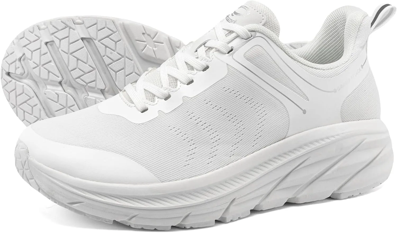 Grand Attack Men's Road Running Walking Shoes | Max Cushioned Comfort | Durable Non-Slip | Breathable Athletic Tennis Cross-Training Sneakers
