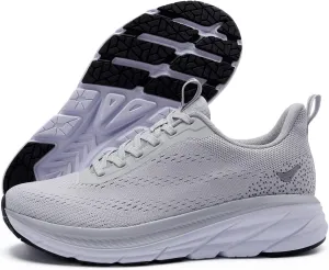 Grand Attack Men's Road Running Walking Shoes | Max Cushioned Comfort | Durable Non-Slip | Breathable Athletic Tennis Cross-Training Sneakers
