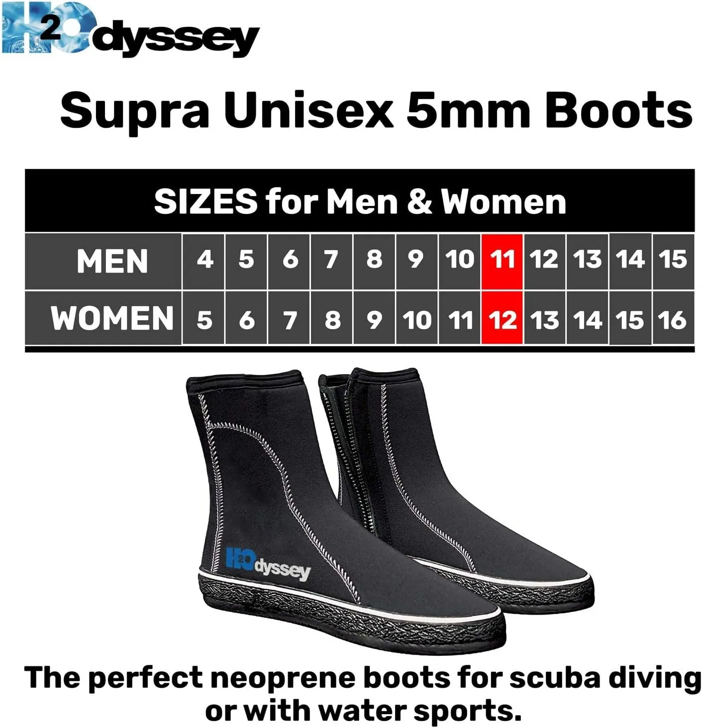 H2ODYSSEY Supra Unisex 5mm Boots