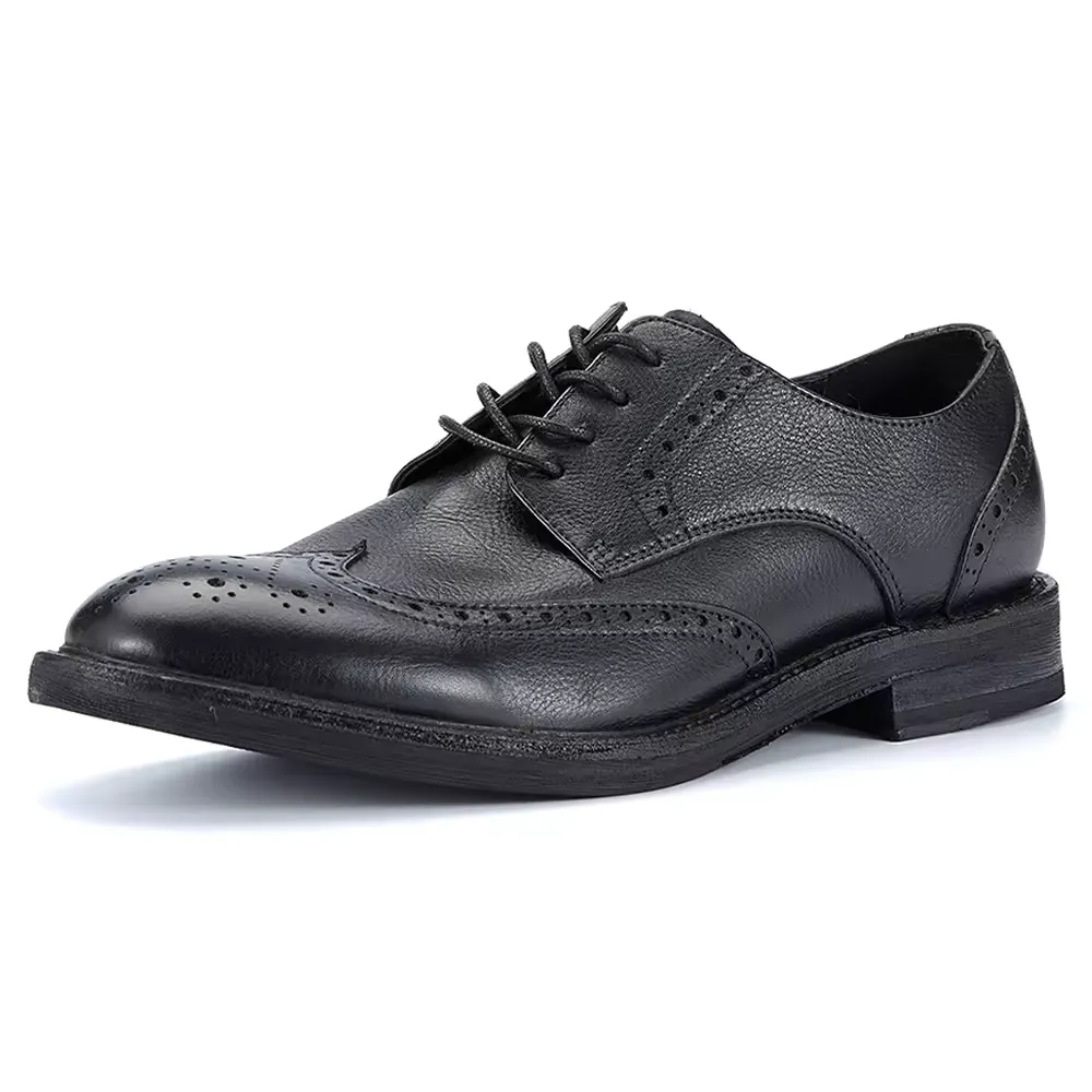 Handmade Full Grain Leather Brogue Dress Shoes