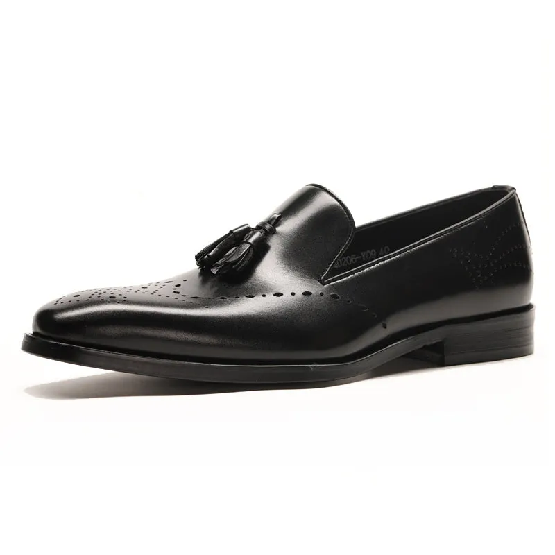 Handmade Genuine Leather Casual Loafers for Men