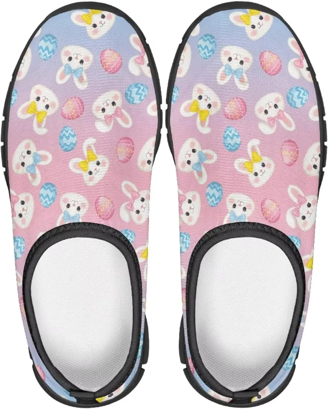Happy Easter Pattern Running Shoes Low-Cut Sneakers for Boys Girls Big Kids Little Kids Casual Tennis Shoes