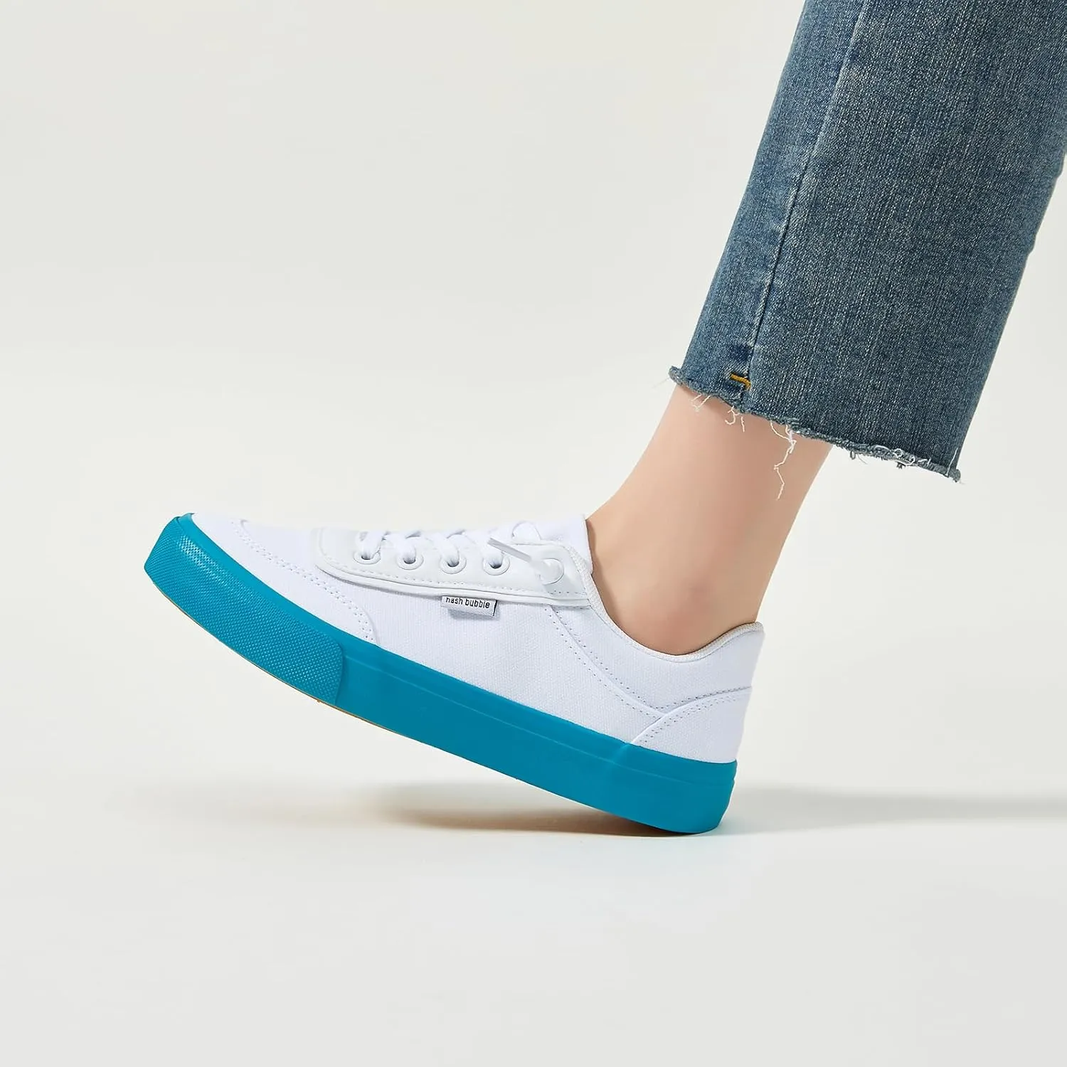 hash bubbie Unisex Slip on Sneakers Women's Canvas Sneakers Classic Non Slip Canvas Shoes Casual Tennis Shoes for Men